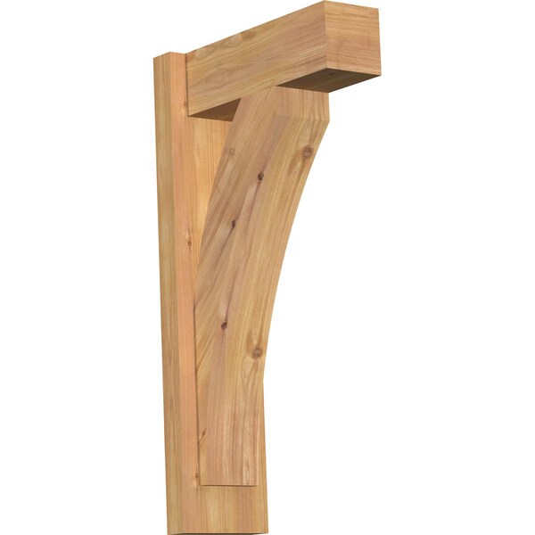 Ekena Millwork Thorton Block Smooth Outlooker, Western Red Cedar, 5 1/2"W x 14"D x 26"H OUT06X14X26THR05SWR - main